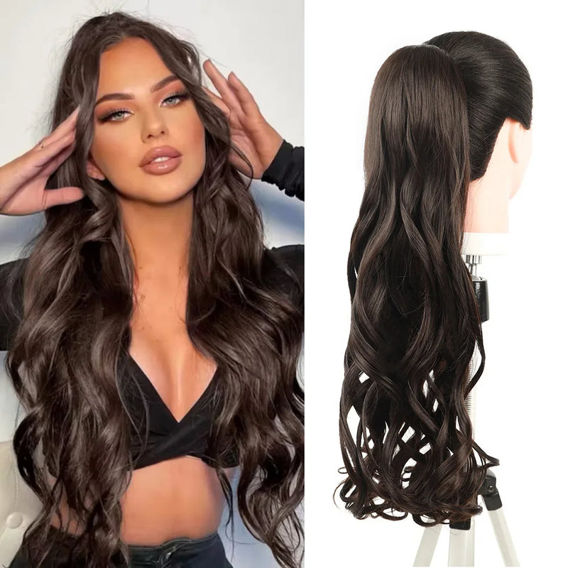 Extensão de Cabelo Feminino Longo - Rabo de Cavalo 60cm