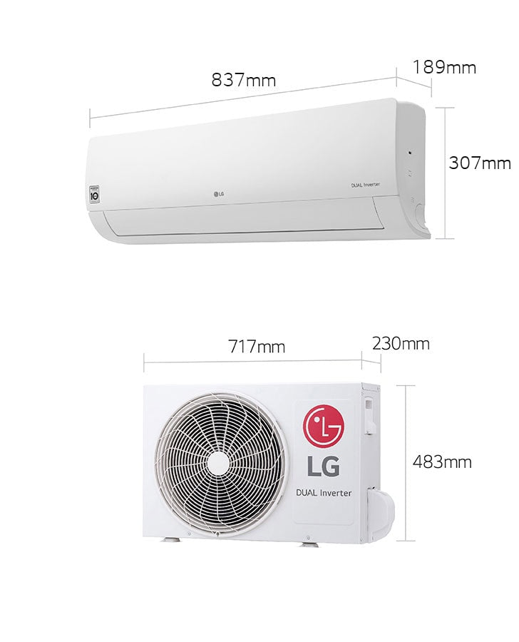 Ar Condicionado Split Hi-Wall LG Dual Inverter - 220V