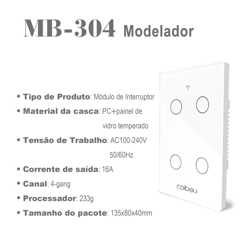 Interruptor Inteligente WI-FI e App - 110V e 220V